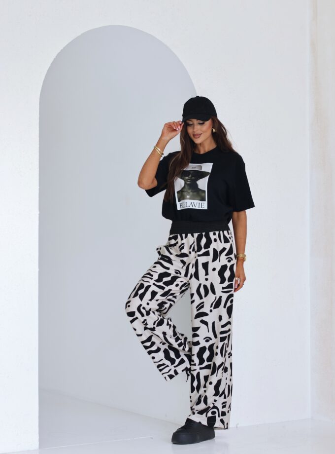 Spodnie letnie z wiskozy -017-